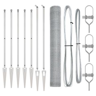 Heksagonaalne Aed 1.2x10 m Galvaniseeritud Teras
