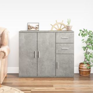 puhvetkapp, betoonhall, 91 x 29,5 x 75 cm, tehispuit