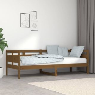 päevavoodi, meepruun, männipuit, 80 x 200 cm
