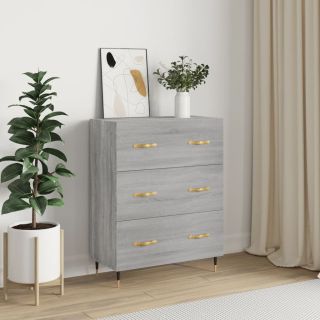 puhvetkapp, hall, Sonoma tamm, 69,5 x 34 x 90 cm, tehispuit