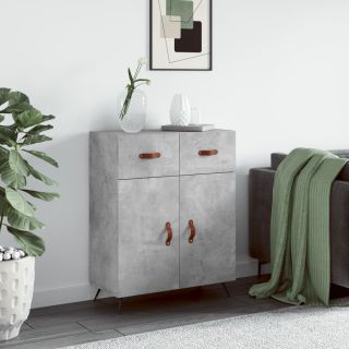 puhvetkapp, betoonhall, 69,5 x 34 x 90 cm, tehispuit