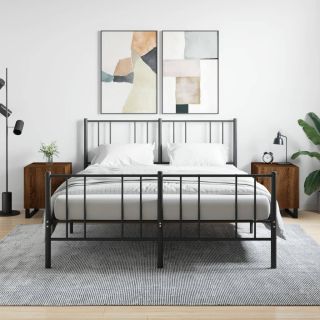Прикроватные тумбочки 2 шт, коричневый дуб, 40 x 40 x 50 см, искусственное дерево