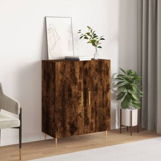 puhvetkapp, suitsutatud tamm, 69,5 x 34 x 90 cm, tehispuit