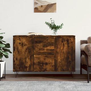 puhvetkapp, suitsutatud tamm, 104 x 35 x 70 cm, tehispuit