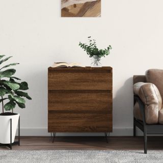 puhvetkapp, pruun tamm, 60 x 35 x 70 cm, tehispuit
