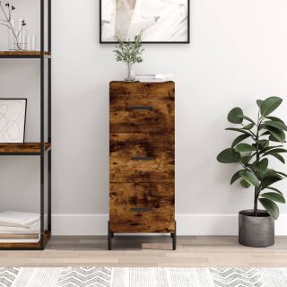 Буфет, копченый дуб, 34,5 x 34 x 90 см, искусственное дерево
