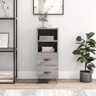 puhvetkapp, hall Sonoma tamm, 34,5x34x90 cm, tehispuit