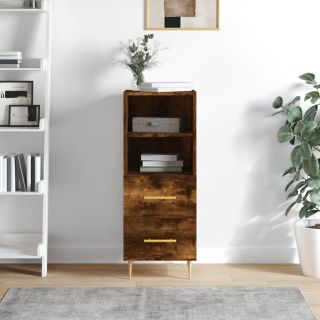 puhvetkapp, suitsutatud tamm, 34,5 x 34 x 90 cm, tehispuit