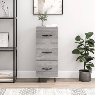 puhvetkapp, hall Sonoma tamm, 34,5x34x90 cm, tehispuit