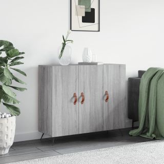 puhvetkapp, hall Sonoma tamm, 90 x 34 x 80 cm, tehispuit