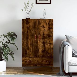 kõrge kapp, suitsutatud tamm, 69,5 x 31 x 115 cm, tehispuit
