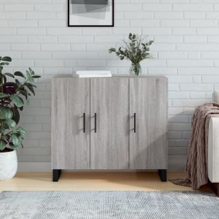 puhvetkapp, hall Sonoma tamm, 90 x 34 x 80 cm, tehispuit