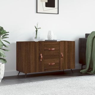 puhvetkapp, pruun tamm, 100 x 36 x 60 cm, tehispuit