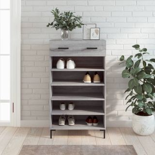 jalatsikapp, hall Sonoma tamm, 60 x 35 x 105 cm, tehispuit