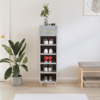 jalatsikapp, betoonhall, 30 x 35 x 105 cm, tehispuit