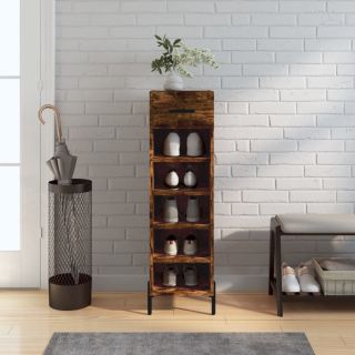 kingakapp, suitsutatud tamm, 30 x 35 x 105 cm, tehispuit