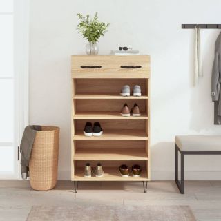 jalatsikapp, Sonoma tamm, 60 x 35 x 105 cm, tehispuit