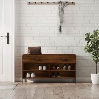jalatsipink, pruun tamm, 102 x 35 x 55 cm, tehispuit