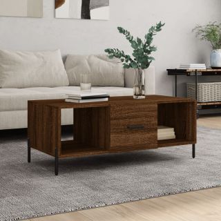 kohvilaud, pruun tamm, 102 x 50 x 40 cm, tehispuit