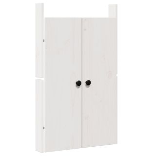 Välistingimustes Köögiuksed Valge 50x9x82 cm Täispuit Männipuit