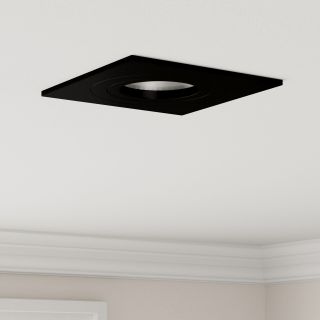 sisse paigaldatud spot-valgustid 24 tk Ruudukujuline GU10 Must 91x91 mm