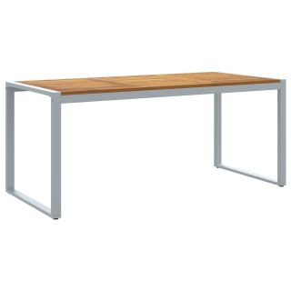 Väljas einestamislaud Hall 180x90x75 cm Metall & Tugev Puit Akaatsia