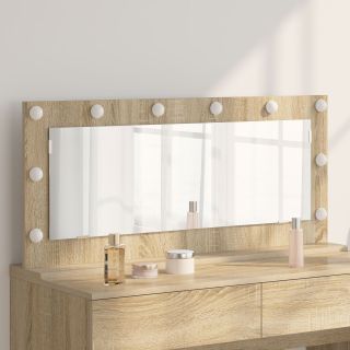 Buduaar Peegel Sonoma tamm Tehispuit, Klaas 100 x 45 x 18 cm