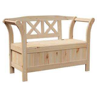 Aedade hoiupink 119x76x44 cm Kõva puit Männipuit