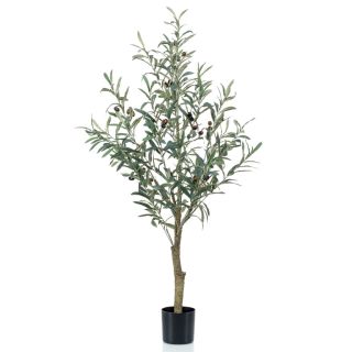 Emerald kunsttaim oliivipuu plastist potis, 115 cm