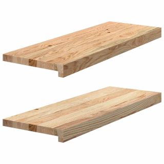 aknalauad 2 tk, 70 x 25 x 2 cm, töötlemata tammepuit