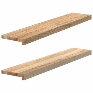 aknalauad 2 tk, 100 x 20 x 2 cm, töötlemata tammepuit