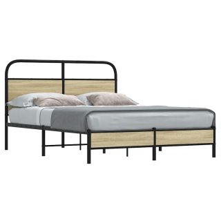 voodiraam ilma madratsita, Sonoma tamm, 140x190 cm