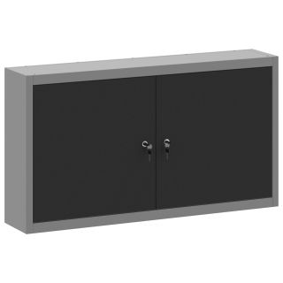 Tööriistakapp Seinale Paigaldatav Must 100x20x55 cm Teras