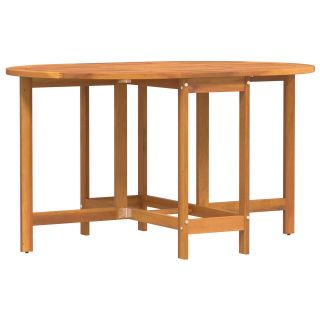 Klapi Liblikas Aiamööbli Laua 110x60x72 cm Kõva Akaatsiapuit Oval