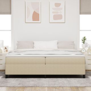 Voodi Raam Heledat Roheline Hall 200x200 cm Korrespondense Kangas