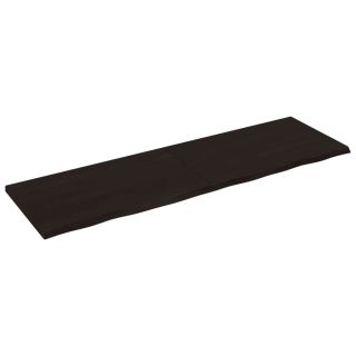 seinariiul, tumepruun, 200x60x(2-4) cm, töödeldud tammepuit