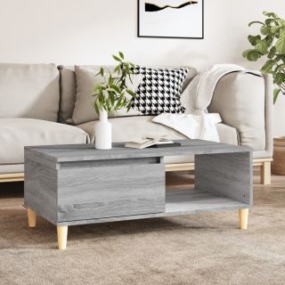 kohvilaud, hall Sonoma tamm, 90x50x36,5 cm, tehispuit