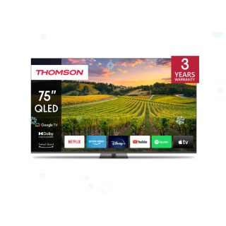 TV Set|THOMSON|75|4K/Smart|QLED|3840x2160|Bluetooth|Google TV|75QG5C14