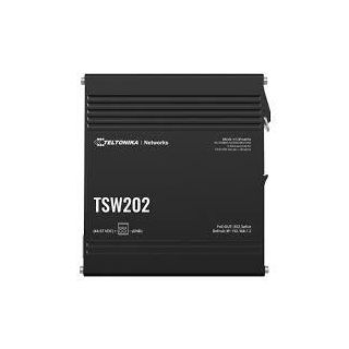 Switch|TELTONIKA|TSW202|Type L2|2xSFP|8xRJ45|PoE+ ports 8|240 Watts|TSW202