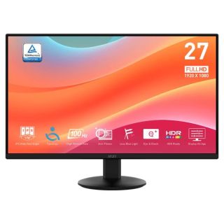 LCD Monitor|MSI|PRO MP272L|27|Business|Matte|Panel IPS|1920x1080|16:9|100Hz|1 ms|Tilt|Colour Black|PROMP272L