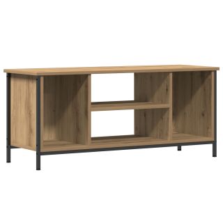 TV alus Tammepuit Töödeldud puit, Metall 102 x 35 x 45 cm TV alus
