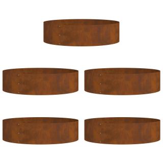 Corten terasest lillepotid Corten teras Suur