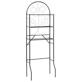 полка для унитаза, черная 60 x 33 x 174 см