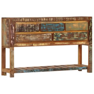 puhvetkapp, 120 x 30 x 75 cm, toekas taaskasutatud puit