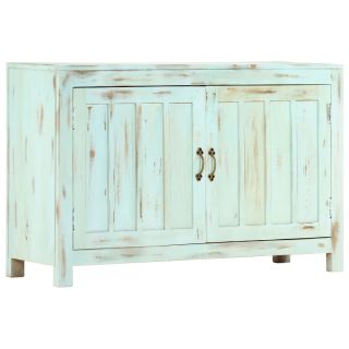 puhvetkapp, helesinine, 110 x 35 x 70 cm, mangopuit