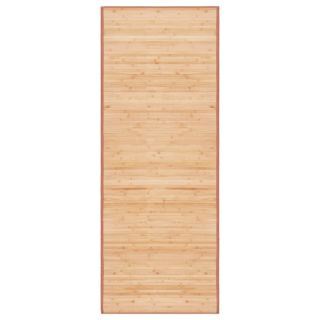бамбуковый ковер 80x200 см, коричневый
