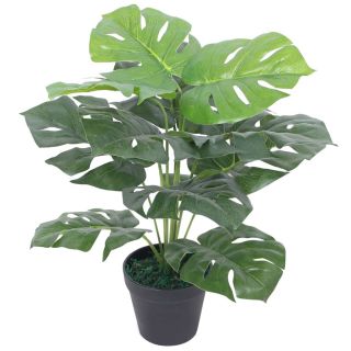 kunsttaim monstera potiga 45 cm roheline