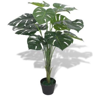 kunsttaim monstera potiga 70 cm, roheline