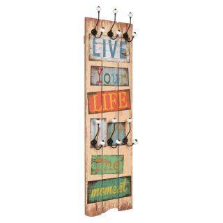 Вешалка для одежды с шестью крючками, 120 x 40 см, LIVE LIFE