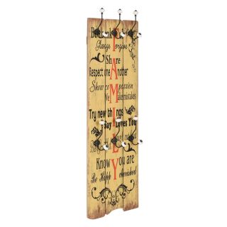 riidenagi kuue konksuga, 120 x 40 cm, FAMILY